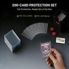Foluck 9 Pocket Top Loader Binder, Holds 252 Toploaders, Side-Loading Trading - Image 3