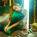 100% Mulberry Silk Pillowcase for Hair and Skin Made in USA, Real 22 Momme King - Image 2