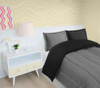 Utopia Bedding Black/Grey Kids Comforter Set - Image 5