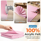 IONTACH 18" X 18" Soft Felt Sheets 1.6mm Thick | Acrylic Felt Fabric Sheets - Image 3