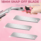 Box Cutter, Box Cutter Retractable Self Loading, Heavy Duty Utility Knife - Image 3