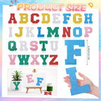 WILLBOND 52 Pcs Glitter Foam Alphabet Letters - Image 3