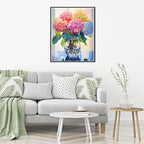 Flowers Square Drill Diamond Painting-Square Diamond Painting Kits, Flowers Gem - Image 3