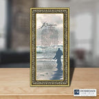 Footprints in the Sand Inspirational Wall Art, Beach Decor, Christian Gifts - Image 4