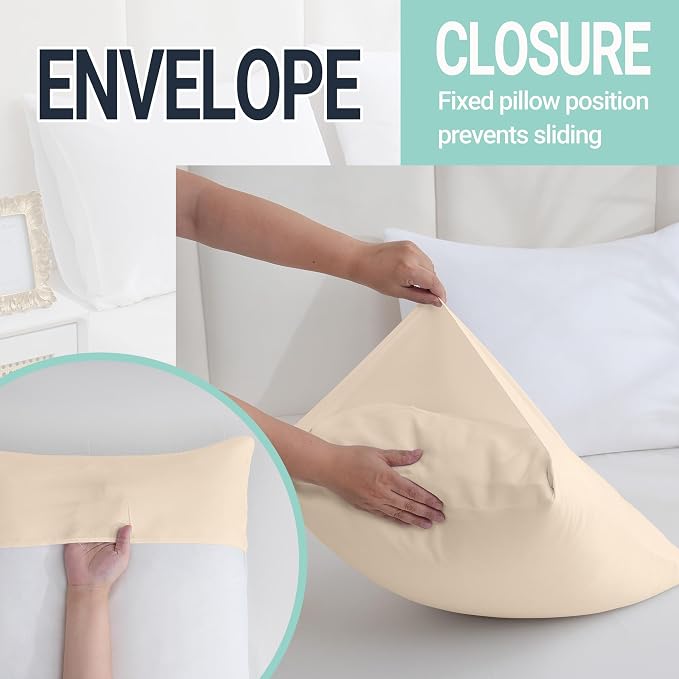 ZPECC Pillow Cases Standard Size Set of 12, 20x26 Envelope Closure Pillowcases - Image 5