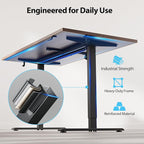 Agilestic Electric Standing Desk, 48 x 28 Inches Height Adjustable Desk - Image 5