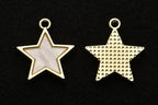 Pack of 20 Shell Charms Gold Plated Pendants Color Retention Pendants - Image 2