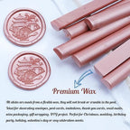 Rose Gold Sealing Wax Sticks, HOSEALING 10pcs Glue Gun Sealing Wax Sticks - Image 2