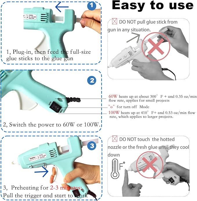 Full Size Hot Glue Gun Kit - Image 5
