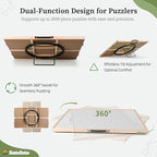 BuilderButler 2000 Pieces 2-in-1 Tilting & Rotating Puzzle Board – Portable - Image 3