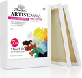 PHOENIX Stretched Canvas for Painting 11x14 Inch/7 Value Pack, 8 Oz Triple by PHOENIX