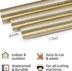 Prime Vinyl Permanent Vinyl, Brushed Gold Vinyl Compatible - Image 3