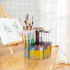 Absonic 250pcs Acrylic Pencil Holder Marker Organizer, 360-Degree Rotating Pen - Image 6