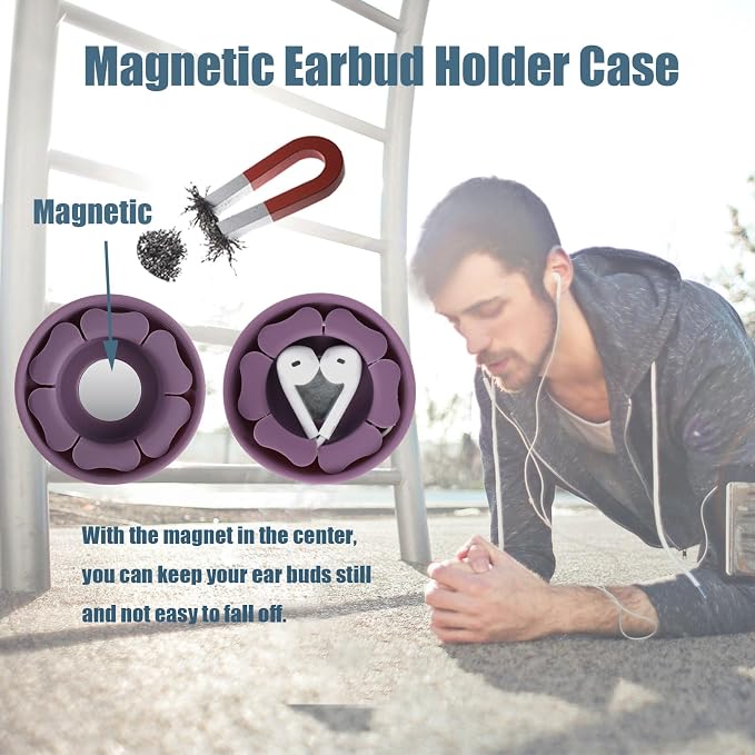 MAIRUI Wired Earbud Case Earphone Headphone Cord Organizer Earbuds Wrap Soft - Image 2