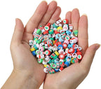 100 Pcs Polymer Clay Christmas Beads - Image 2