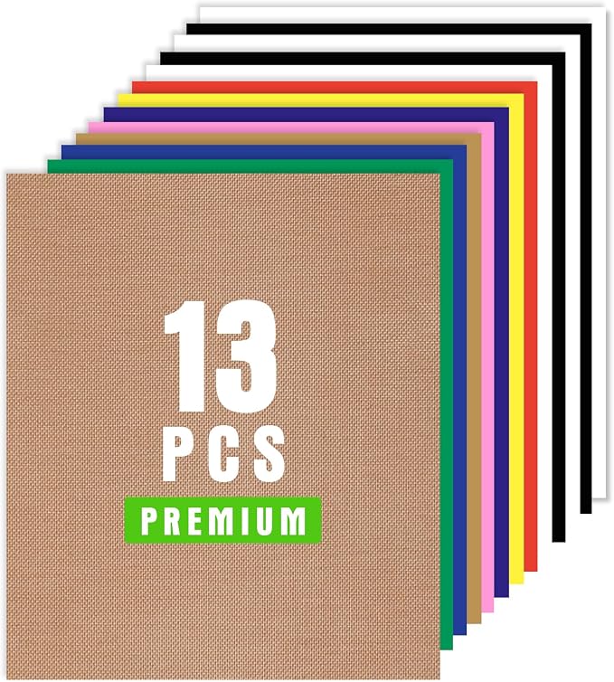 XSEINO HTV Heat Transfer Vinyl for T-Shirts 12"x10" -13Pack Perfect Iron On by XSEINOiscreating%EF%BC%81