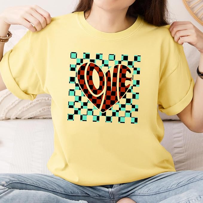 Tintnut Black Base Checkerboard Heat Transfer Vinyl, Checker pattern PU HTV - Image 5
