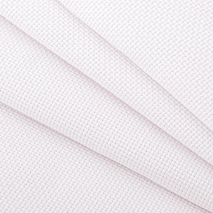 Cross Stitch Aida Fabric 18 Count, 59 by 39 Inch Large Size, Classic Reserve by MYFAMIREA