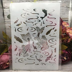 TIAMECH A4 Reusable Double Fish Stencil - Image 6