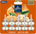 Glade PlugIns Refills Air Freshener, Pumpkin & Ginger, Scented and Essential Oils for Home and Bathroom, 0.67 Fl Oz, 10 Count