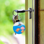 12 Pcs Sublimation Blank Keychains, PU Leather White Keychains Ornament Pendants - Image 6