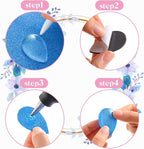72 Pieces Round Craft Magnets Glass Ceramic Ferrite Magnet - Image 4
