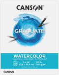 Canson Graduate Watercolor Pad, 11x14 inch, 20 Sheets | Artist Paper by Unknown