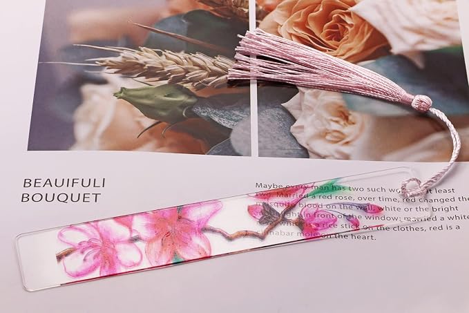 Blank Clear Acrylic Bookmarks Penta Angel 20Pcs Plastic Craft Transparent - Image 7