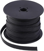 Keco 100ft – 1/2 inch PET Expandable Braided Cable Sleeve – Wire Sleeving by KECO