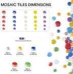 1.1 LB Round Glass Mosaic Tiles - Image 4