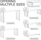 ANDGOO 10 Pack Acrylic Display Risers, 2 Set Perfume Stand Organizer, Display - Image 3
