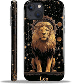 ZHEGAILIAN Case for iPhone 15 Plus, Galaxy Lion Gold Durable Shockproof by Home