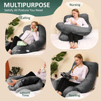 Chilling Home Pregnancy Pillow, U Shaped Pregnancy Pillows - Image 5