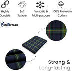 Pico Textiles 10 Yards Bolt Blue and Green Tartan Plaid Flannel Fabric - Image 4