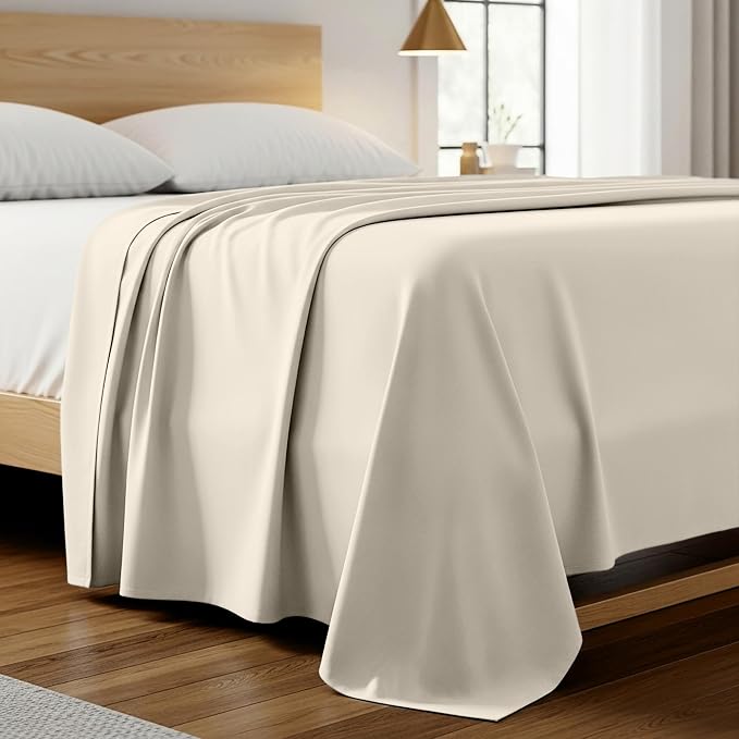 Mellanni Queen Size Flat Sheet by Mellanni