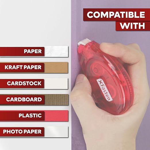 XFasten Double Sided Glue Tape Roller - Image 5