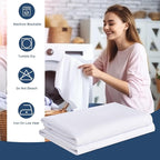 White Pillowcases King Size 24 Pack - Image 6