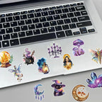 50-Piece Mystical Witchy Fantasy Aesthetic Sticker – Magical Witchcraft Stickers - Image 5