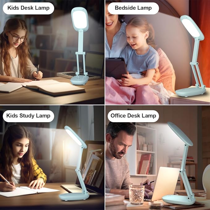 Akejrym LED Desk Lamp for Office Home & Battery Operated Lamp Rechargeable Lamp - Image 7