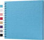potricher 8 x 8 Inch DIY Scrapbook Album 40 Pages Hardcover Kraft Paper Scrap by potricher