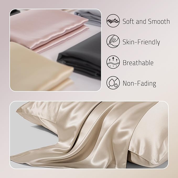 Gabire Mulberry Silk Pillowcase - Image 2
