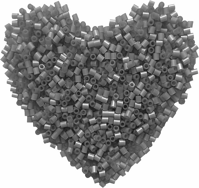 3000Pcs Beads Fuse Beads - 5mm Silver Melting Beads by Yowamho