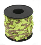 33 feet Natural Twine Light Green Leaf Jute 3ply 2MM Rope Hemp Burlap Ribbon - Image 2