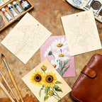 15 Pcs Unfinished Wood Crafts to Paint - Image 4