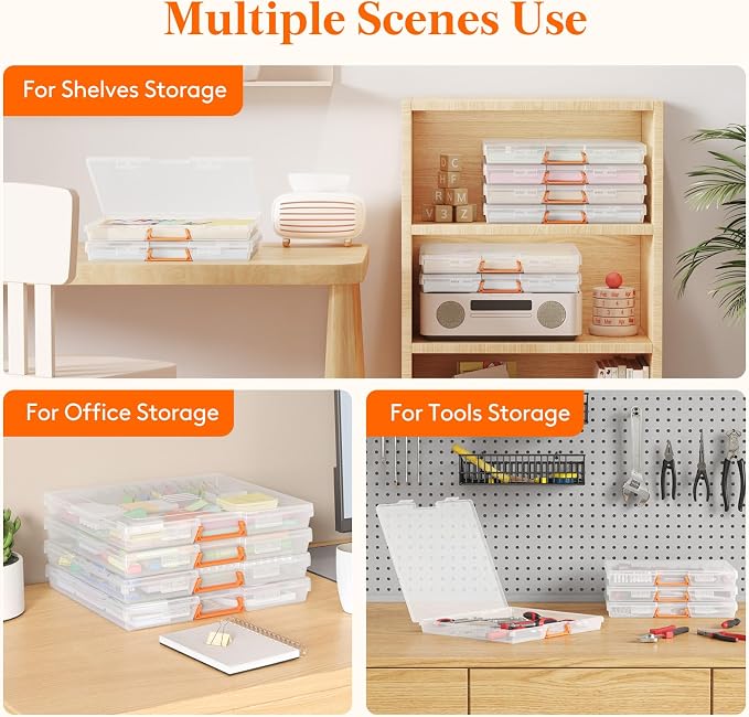 Lifewit 4 Pcs Board Game Storage Boxes, 12.2x10.6'' Paper Container - Image 9
