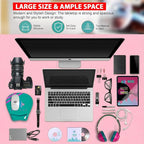 PayLessHere | 55 Inch Computer Desk | Pink | Office Desk - Image 4