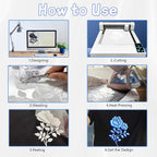 Color Changing Puff Vinyl Heat Transfer 3D Foaming Vinyl-6 Sheets 12''x 10'' - Image 5