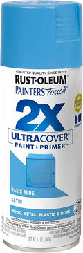 Rust-Oleum Painter's Touch 2X Ultra Cover Spray Paint, Satin Oasis Blue | by Rust-Oleum