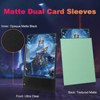 200 Pack Card Sleeves, Matte Dual Trading Card Sleeves - Image 2
