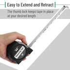 Mr. Pen- Retractable Tape Measure 25 ft, Easy Read | Steel Retractable - Image 5
